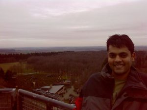 December 2007 at the Dreiländerpunkt. You can see the labyrinth in background.